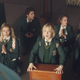 Saoirse-Monica Jackson, Dylan Llewellyn, Nicola Coughlan, Louisa Harland, and Jamie-Lee O’Donnell in Derry Girls
